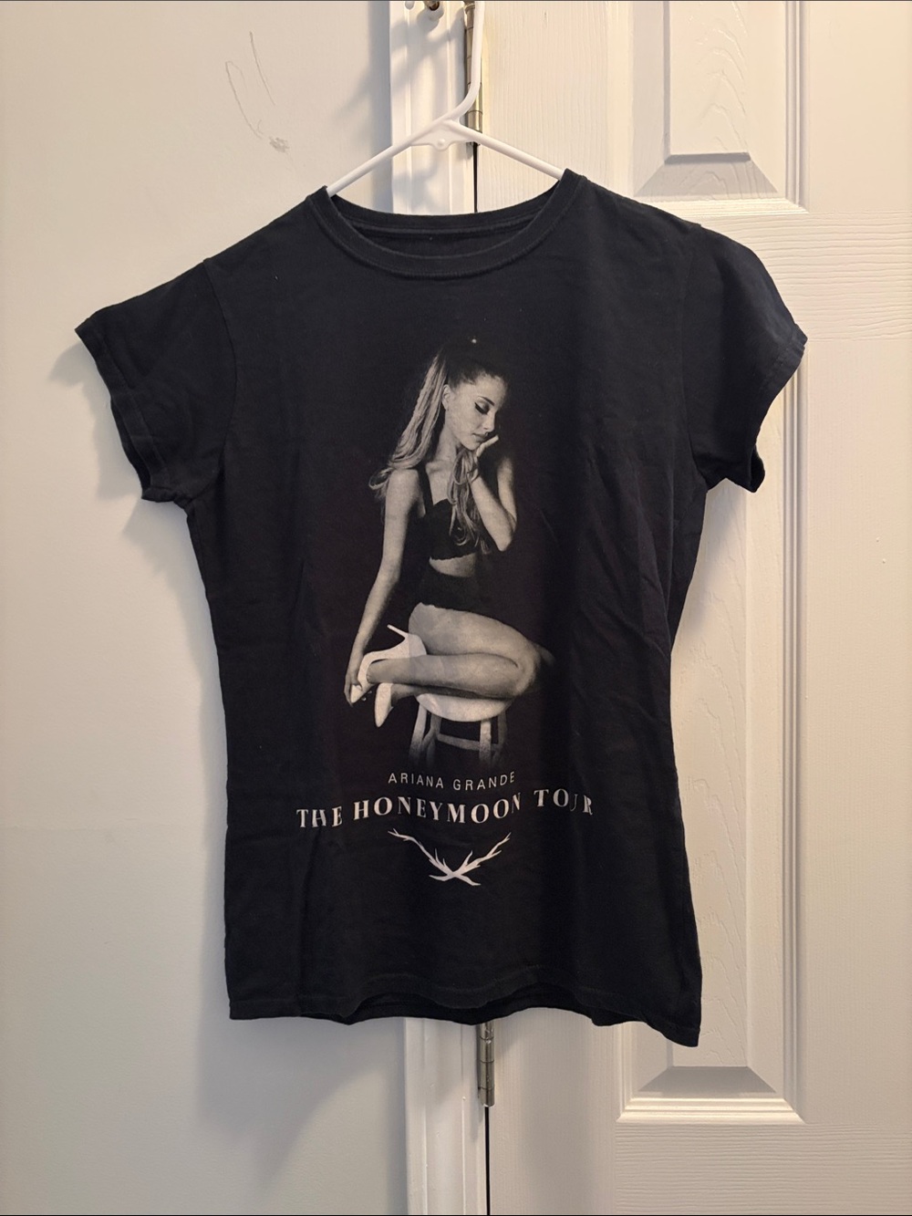 Ariana Grande Honeymoon Tour Tee fits like XS or Small